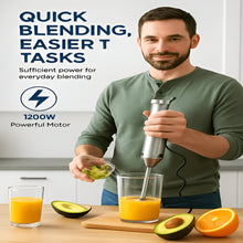 Load image into Gallery viewer, Master Blend 4 in 1 Hand Blender 1000W Stainless Steel with Precision Control