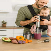 Load image into Gallery viewer, Master Blend 4 in 1 Hand Blender 1000W Stainless Steel with Precision Control