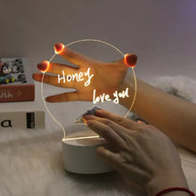 Load image into Gallery viewer, Illuminated LED Light Sign, Dry Erase Writing Board