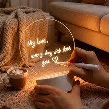 Load image into Gallery viewer, Illuminated LED Light Sign, Dry Erase Writing Board