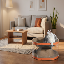 Load image into Gallery viewer, Cardboard Cat Scratching Board with Nest Resting Area and Corrugated Texture, 17.7 Inches