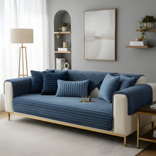 Load image into Gallery viewer, Luxurious Winter Sofa Cover Made Of Soft Faux Rabbit Fur