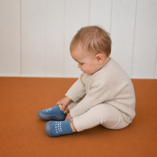 Load image into Gallery viewer, Baby Sock Shoes with Textured Grip Sole and Breathable Fabric for First Steps