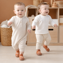 Load image into Gallery viewer, Baby Sock Shoes with Textured Grip Sole and Breathable Fabric for First Steps