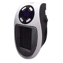 Load image into Gallery viewer, Mini Electric Space Heater, Portable Ceramic Plug-In Heater with Thermostat and Timer