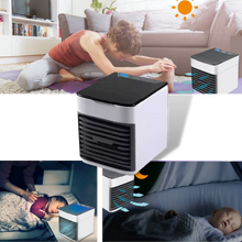 Load image into Gallery viewer, Portable Mini Air Cooler 3 in 1 USB Air Conditioner with LED Light