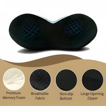 Load image into Gallery viewer, Memory Foam Car Seat Cushion with Ergonomic Contoured Design