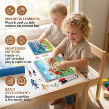 Load image into Gallery viewer, Montessori Busy Book for Kids with Interactive Pages for Screen Free Learning