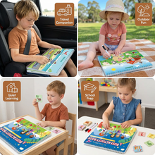 Load image into Gallery viewer, Montessori Busy Book for Kids with Interactive Pages for Screen Free Learning