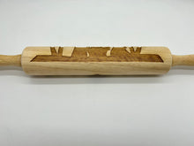 Load image into Gallery viewer, Nativity Scene Embossed Rolling Pin for Imprinting Cookies, Fondant, Salt Dough Ornaments and Pottery