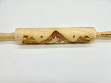 Load image into Gallery viewer, Nativity Scene Embossed Rolling Pin for Imprinting Cookies, Fondant, Salt Dough Ornaments and Pottery
