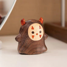 Load image into Gallery viewer, No-Face Walnut Ornament, Hand-Carved North American Black Walnut