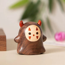 Load image into Gallery viewer, No-Face Walnut Ornament, Hand-Carved North American Black Walnut