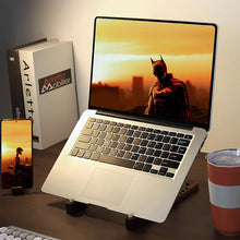 Load image into Gallery viewer, Walnut Adjustable Laptop Stand, 8 Height Portable Holder