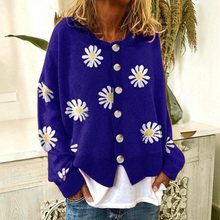 Load image into Gallery viewer, Floral Embroidery Knitted Sweater