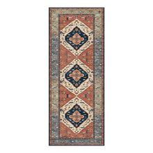 Load image into Gallery viewer, Vintage Pattern Floor Runner with Non Slip Backing and Washable Fibers