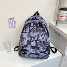 Load image into Gallery viewer, Graffiti Art Backpack with Laptop Sleeve and Padded Straps