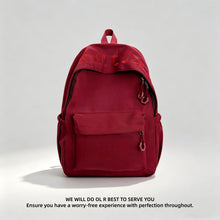 Load image into Gallery viewer, Backpack with Water Resistant Fabric and Adjustable Shoulder Straps, Multiple Storage Pockets
