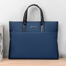 Load image into Gallery viewer, Laptop Business Tote Bag with Padded Handles and Interior Pockets, Tear Resistant