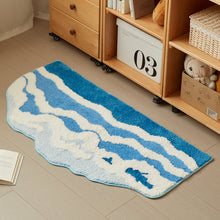 Load image into Gallery viewer, Heart Shaped Area Rug with Plush Fibers and Non Slip Backing, Machine Washable
