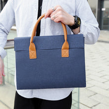 Load image into Gallery viewer, Structured Work Tote Bag with Roomy Laptop Space and Organizer Pockets