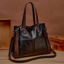 Load image into Gallery viewer, Large Capacity Soft Leather Fashion Tote Handbag
