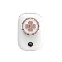 Load image into Gallery viewer, Portable USB Neck Fan with Digital Battery Display and Three Speed Settings