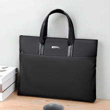 Load image into Gallery viewer, Slim Document Organizer Tote with Interior Pockets and Soft Handles for Work