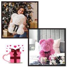 Load image into Gallery viewer, Roses Teddy Bear Made of Synthetic Foam Roses