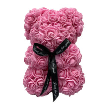 Load image into Gallery viewer, Roses Teddy Bear Made of Synthetic Foam Roses