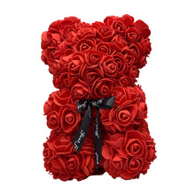 Load image into Gallery viewer, Roses Teddy Bear Made of Synthetic Foam Roses