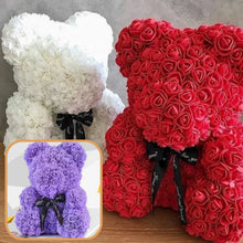 Load image into Gallery viewer, Roses Teddy Bear Made of Synthetic Foam Roses