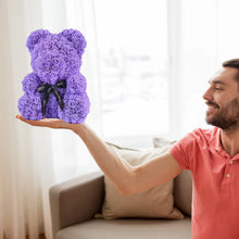 Load image into Gallery viewer, Roses Teddy Bear Made of Synthetic Foam Roses