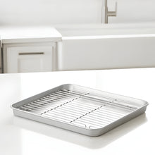 Load image into Gallery viewer, Premium Stainless Steel Baking Pan Set for Effortless Cooking