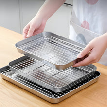 Load image into Gallery viewer, Premium Stainless Steel Baking Pan Set for Effortless Cooking