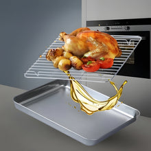 Load image into Gallery viewer, Premium Stainless Steel Baking Pan Set for Effortless Cooking