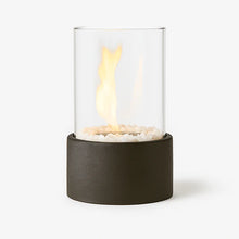 Load image into Gallery viewer, Portable Tabletop Bioethanol Fire Pit Glass Cylinder with Modern Flame Design