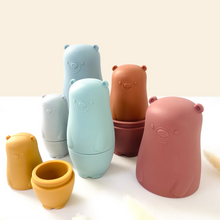 Load image into Gallery viewer, Montessori Silicone Nesting Toy for Baby and Child