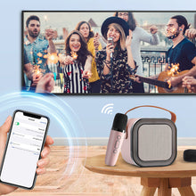 Load image into Gallery viewer, Mini Karaoke Machine With Wireless Microphone