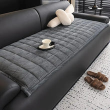 Load image into Gallery viewer, Metro Line Quilted Couch Cover, Modern Quilted Design