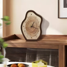 Load image into Gallery viewer, Modern Wall Clock, Irregular Ring Shape Decorative Clock for Living Room Bedroom Office