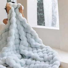 Load image into Gallery viewer, Rabbit Faux Fur Blanket Throw for All-Season Comfort