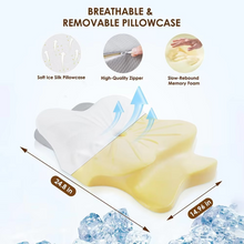 Load image into Gallery viewer, Ergonomic Cervical Memory Foam Pillow for Neck and Shoulder Support