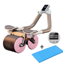 Load image into Gallery viewer, Ultimate Home Gym Ab Roller with Auto-Rebound