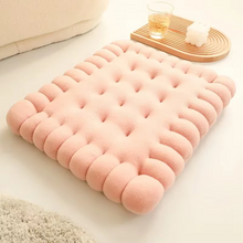 Load image into Gallery viewer, Biscuit Shaped Plush Cushion for Chairs and Sofas