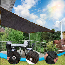 Load image into Gallery viewer, Black shade cloth sunblock mesh cover