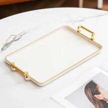 Load image into Gallery viewer, Elegant Rectangular Multi-Purpose Storage Tray