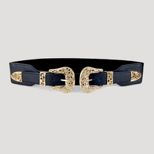 Load image into Gallery viewer, Luxury Stretch Chain Belt for Women with Gold and Silver Tassel Detail