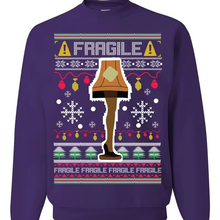 Load image into Gallery viewer, Fragile Leg Lamp Funny Christmas Story Party Sweater