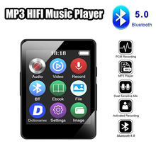 Load image into Gallery viewer, Portable Bluetooth MP3 Player with HiFi Stereo, Mini MP4 Video Playback, LED Screen and Voice Recording